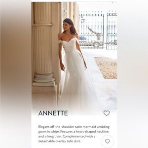 NEW Milla Nova Annette Tulle Overskirt